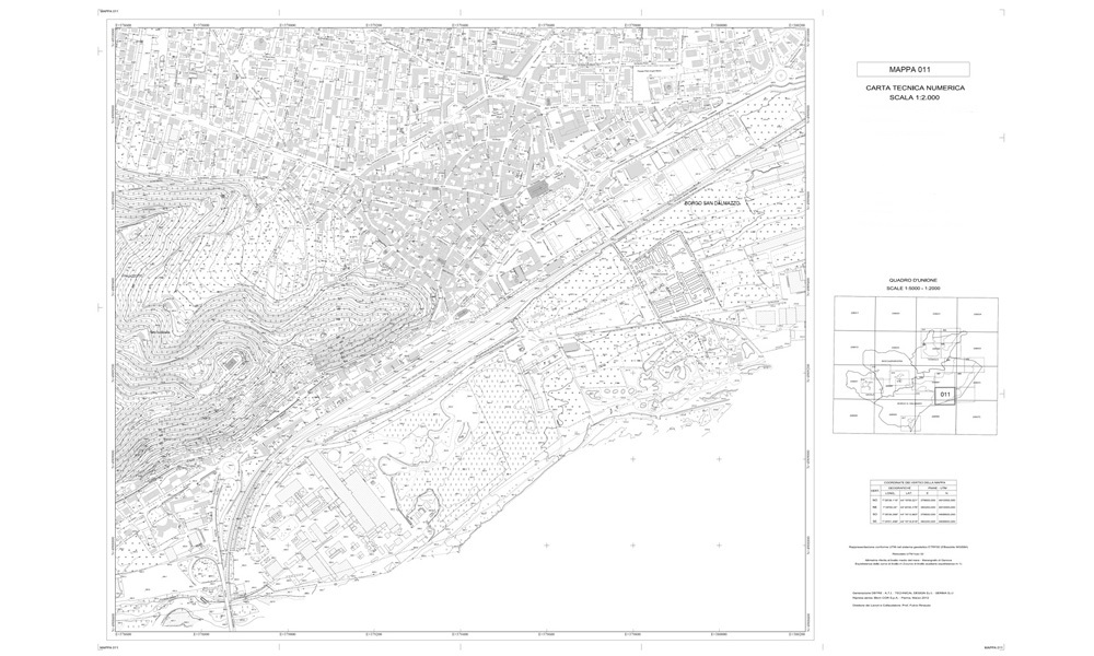 Carta Tecnica Numerica scala 1:2.000