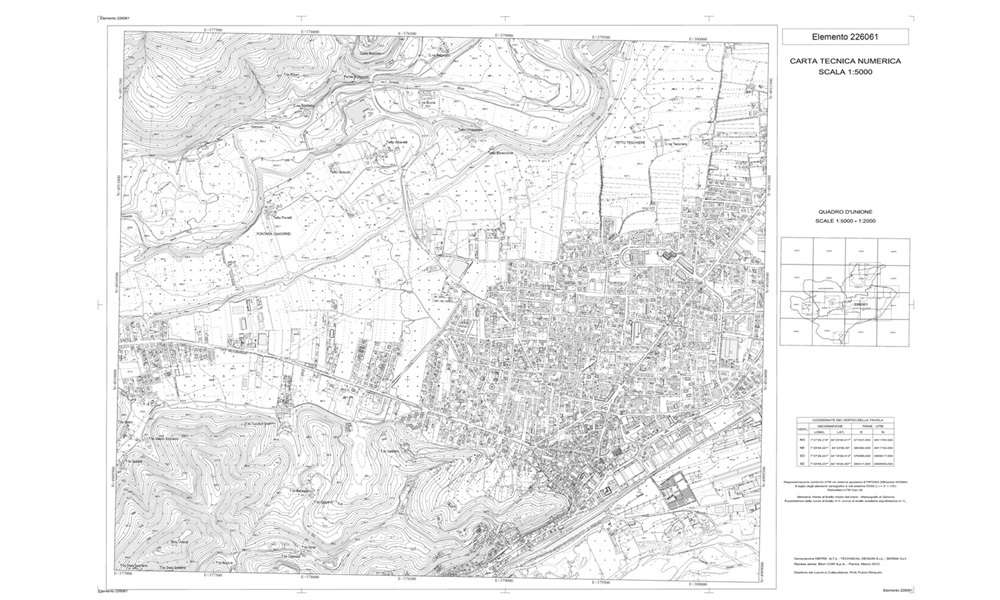 Technical paper Numerical scale 1: 5,000