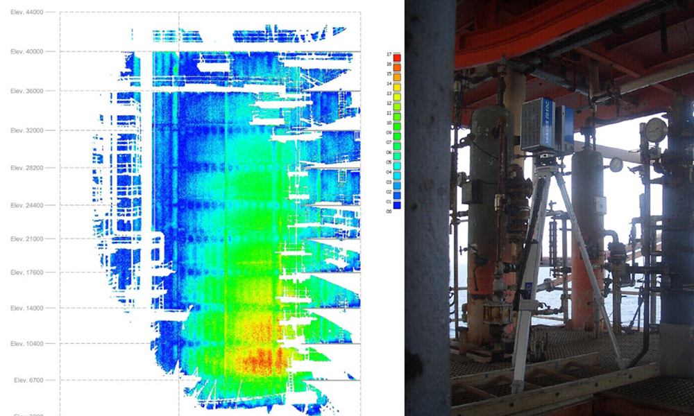 Check geometry horizontal structures (sheet flooring, walkways), preparing reports