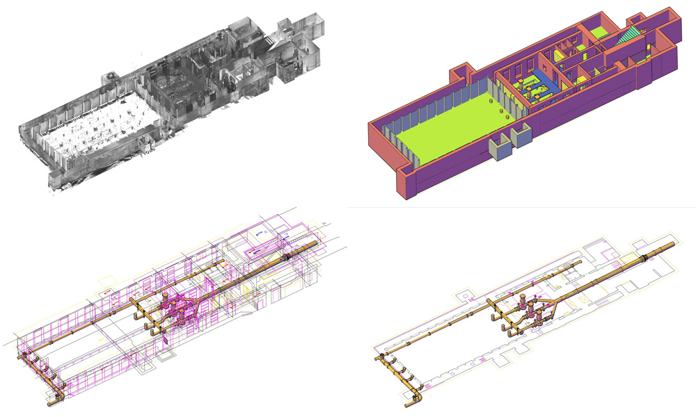 3D modeling from point cloud